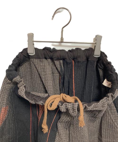 tamaki niime（タマキ ニイメ）tamaki niime (タマキ ニイメ) イージーワイドパンツ ブラウン サイズ:FREEの古着・服飾アイテム