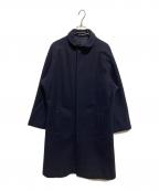 yohji yamamoto+noirヨウジヤマモトプリュスノアール）の古着「ウールコート」｜ネイビー