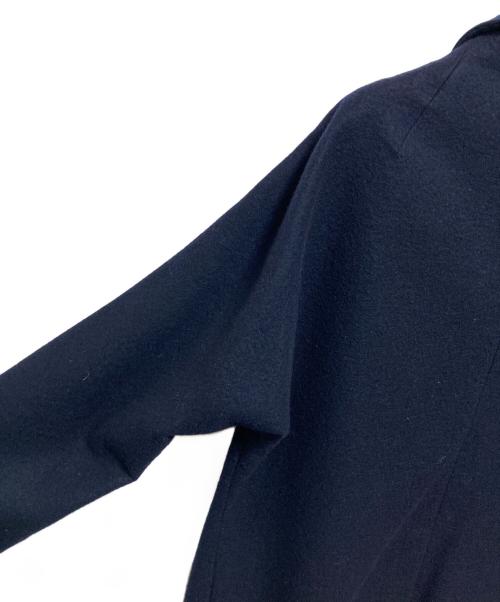 yohji yamamoto+noir（ヨウジヤマモトプリュスノアール）yohji yamamoto+Noir (ヨウジヤマモトプリュスノアール) ウールコート ネイビー サイズ:1の古着・服飾アイテム
