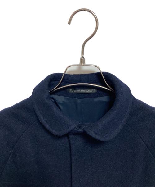 yohji yamamoto+noir（ヨウジヤマモトプリュスノアール）yohji yamamoto+Noir (ヨウジヤマモトプリュスノアール) ウールコート ネイビー サイズ:1の古着・服飾アイテム