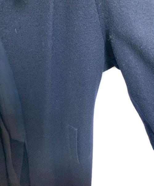 yohji yamamoto+noir（ヨウジヤマモトプリュスノアール）yohji yamamoto+Noir (ヨウジヤマモトプリュスノアール) ウールコート ネイビー サイズ:1の古着・服飾アイテム