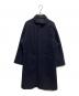 yohji yamamoto+Noir（ヨウジヤマモトプリュスノアール）の古着「ウールコート」｜ネイビー