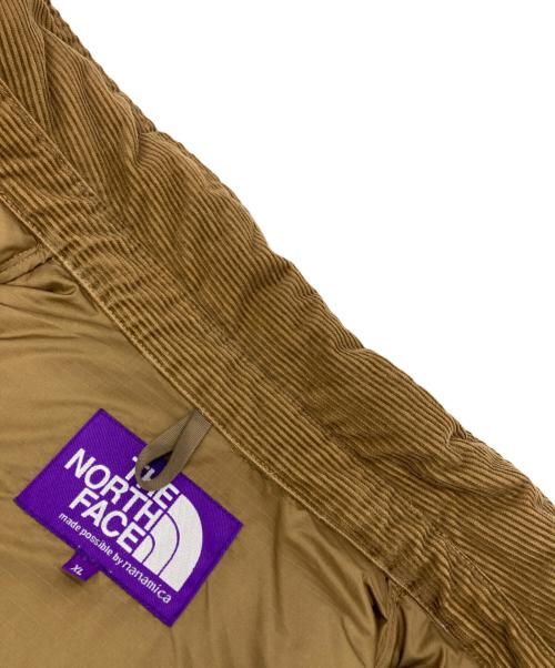 THE NORTHFACE PURPLELABEL（ザ・ノースフェイス パープルレーベル）THE NORTHFACE PURPLELABEL (ザ・ノースフェイス パープルレーベル) Corduroy Down Shirt Jacket ブラウン サイズ:XLの古着・服飾アイテム