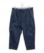 BEAMS PLUSビームスプラス）の古着「2 Pleats Tapered Twill」｜ネイビー