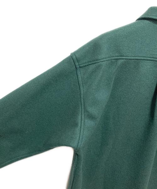 DESCENDANT（ディセンダント）DESCENDANT (ディセンダント) CPOC MELTON LS SHIRT グリーン サイズ:3の古着・服飾アイテム