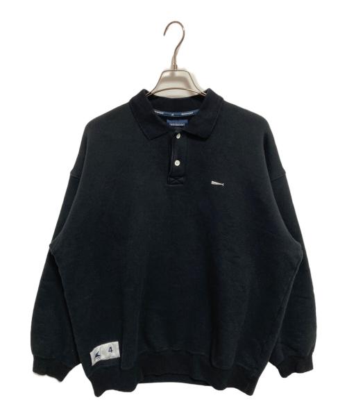 DESCENDANT（ディセンダント）DESCENDANT (ディセンダント) CACHALOT POLO JERJEY ブラック サイズ:4の古着・服飾アイテム