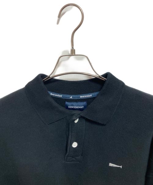 DESCENDANT（ディセンダント）DESCENDANT (ディセンダント) CACHALOT POLO JERJEY ブラック サイズ:4の古着・服飾アイテム