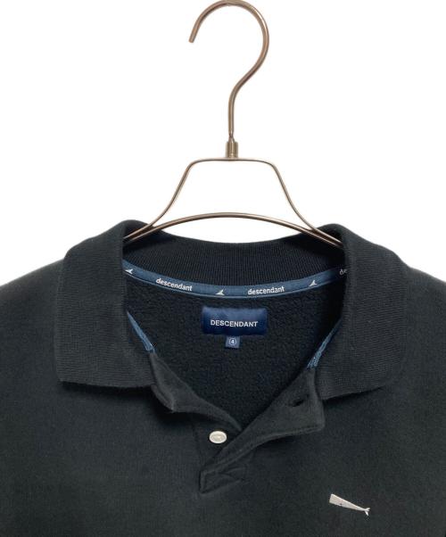 DESCENDANT（ディセンダント）DESCENDANT (ディセンダント) CACHALOT POLO JERJEY ブラック サイズ:4の古着・服飾アイテム