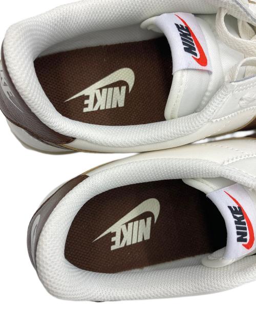 NIKE（ナイキ）NIKE (ナイキ) コルテッツ レザー ローカットスニーカー ホワイト×ブラウン サイズ:24.5の古着・服飾アイテム