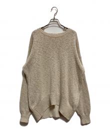DEUXIEME CLASSE（ドゥーズィエム クラス）の古着「Volume Sleeve Knit」｜ベージュ