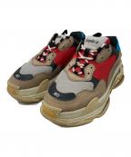 BALENCIAGAバレンシアガ）の古着「TRIPLE S」｜ベージュ×ブルー