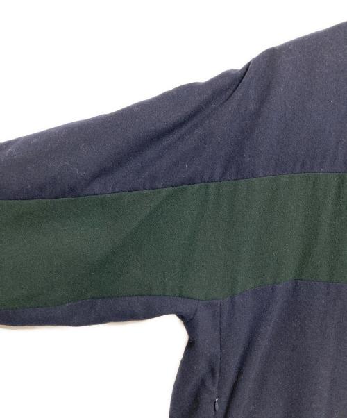 blanc basque（ブランバスク）BLANC basque (ブランバスク) バイカラーダウンコート ネイビー サイズ:38の古着・服飾アイテム