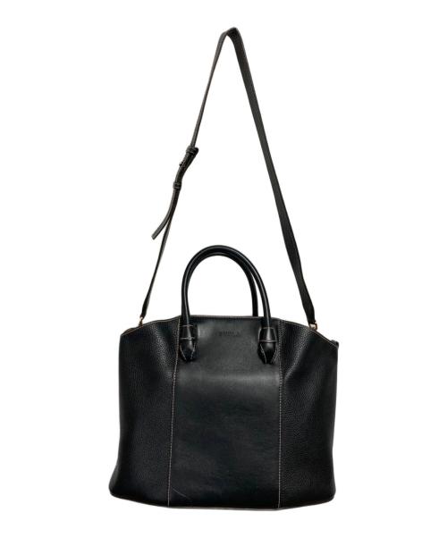FURLA（フルラ）FURLA (フルラ) ミアステラ Lサイズ 2WAYバッグ ブラックの古着・服飾アイテム