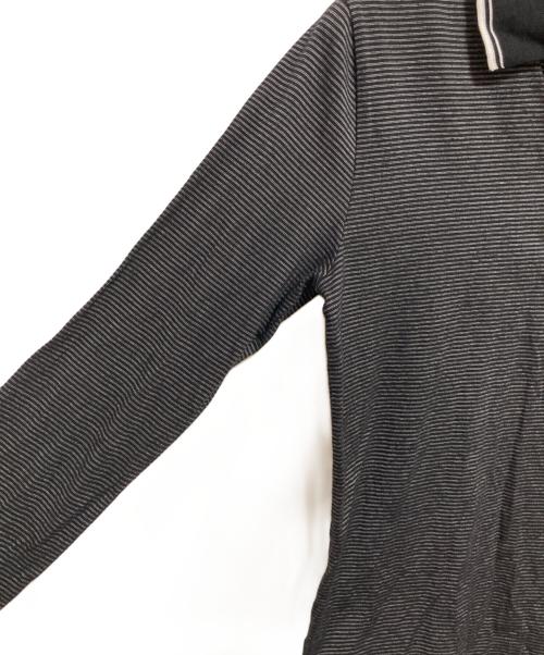 EMPORIO ARMANI（エンポリオ アルマーニ）EMPORIO ARMANI (エンポリオ アルマーニ) ポロシャツ ブラック サイズ:XLの古着・服飾アイテム