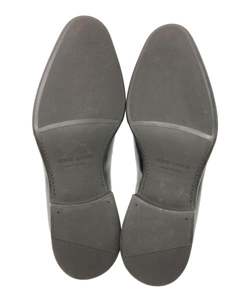 GIORGIO ARMANI（ジョルジョアルマーニ）GIORGIO ARMANI (ジョルジョアルマーニ) コインローファー ブラウン サイズ:44の古着・服飾アイテム