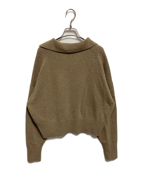 Spick and Span（スピックアンドスパン）Spick and Span (スピックアンドスパン) ウール混ポロシャツプルオーバー ベージュ サイズ:FREEの古着・服飾アイテム