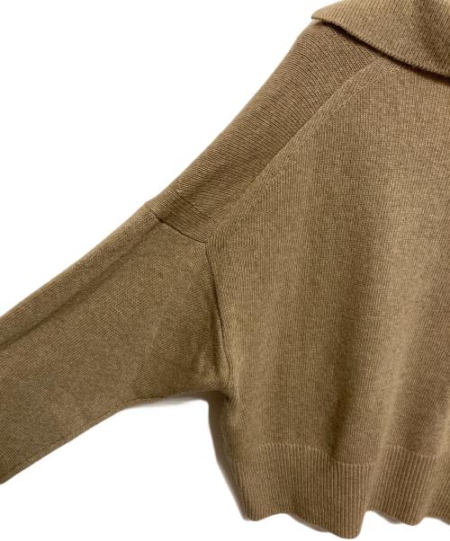 Spick and Span（スピックアンドスパン）Spick and Span (スピックアンドスパン) ウール混ポロシャツプルオーバー ベージュ サイズ:FREEの古着・服飾アイテム