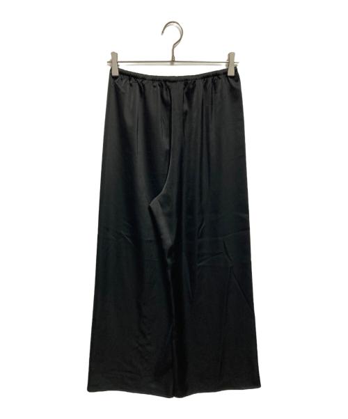 GALLARDA GALANTE（ガリャルダガランテ）GALLARDA GALANTE (ガリャルダガランテ) ワイドドロストサテンパンツ ブラック サイズ:1の古着・服飾アイテム