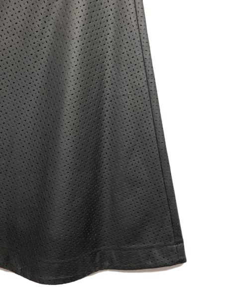 RAY BEAMS（レイ ビームス）RAY BEAMS (レイ ビームス) フェイクレザー パンチング スカート ブラック サイズ:1の古着・服飾アイテム