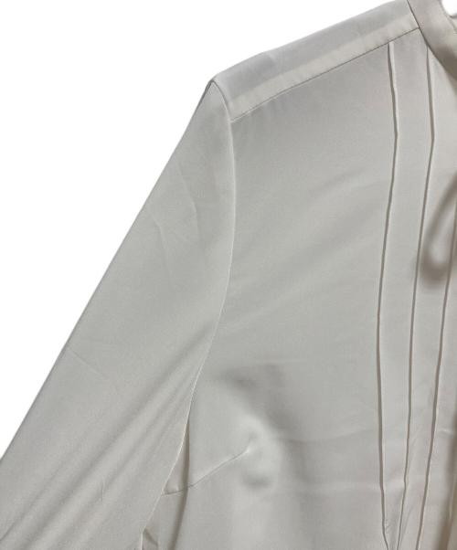 BALLSEY（ボールジィ）BALLSEY (ボールジィ) クリアデシン ボウタイブラウス ホワイト サイズ:36の古着・服飾アイテム