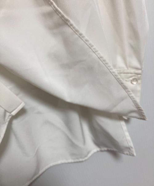 BALLSEY（ボールジィ）BALLSEY (ボールジィ) クリアデシン ボウタイブラウス ホワイト サイズ:36の古着・服飾アイテム