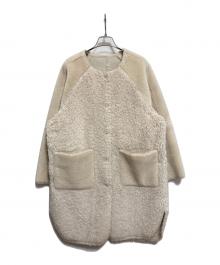 ELENDEEK（エレンディーク）の古着「MIX ECO ボアコート」｜ベージュ