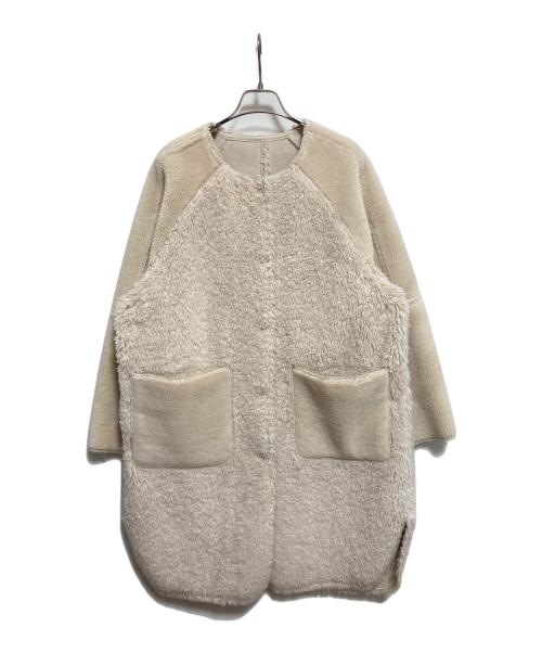 ELENDEEK（エレンディーク）ELENDEEK (エレンディーク) MIX ECO ボアコート ベージュ サイズ:02の古着・服飾アイテム