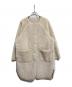 ELENDEEK（エレンディーク）の古着「MIX ECO ボアコート」｜ベージュ