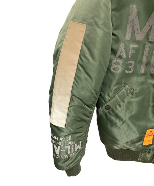 AVIREX（アヴィレックス）AVIREX (アヴィレックス) MA-1ジャケット オリーブ サイズ:Mの古着・服飾アイテム