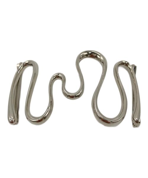 ENFOLD（エンフォルド）ENFOLD (エンフォルド) WAVE HAIR PIN シルバーの古着・服飾アイテム