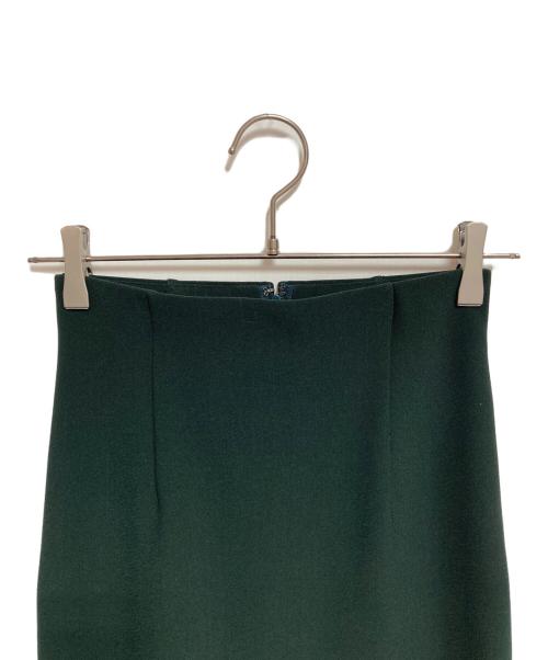 Noble（ノーブル）Noble (ノーブル) 【洗える】コンフォートジャージーライクタイトスカート グリーン サイズ:34の古着・服飾アイテム