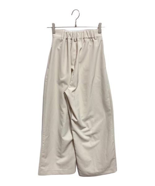 CAPRICIEUX LE'MAGE（カプリシューレマージュ）CAPRICIEUX LE'MAGE (カプリシューレマージュ) gemeil (ジェムイル) 2タックワイドパンツ ベージュ サイズ:36の古着・服飾アイテム