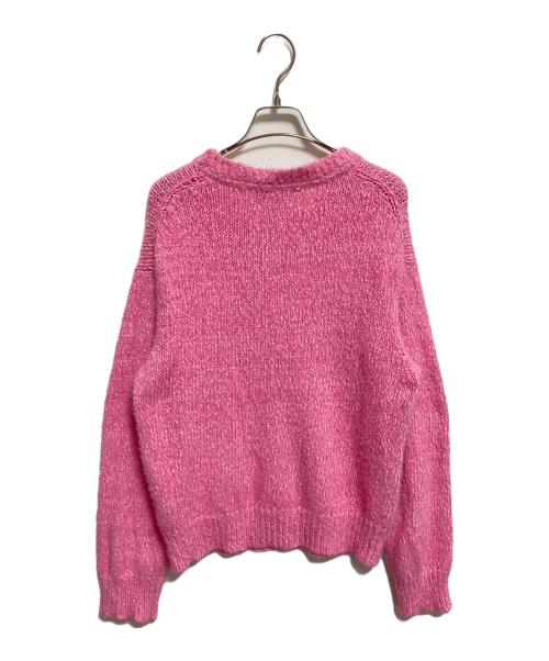 STUNNING LURE（スタニングルアー）STUNNING LURE (スタニングルアー) スラブリリーフェザープルオーバー ピンク サイズ:Sの古着・服飾アイテム