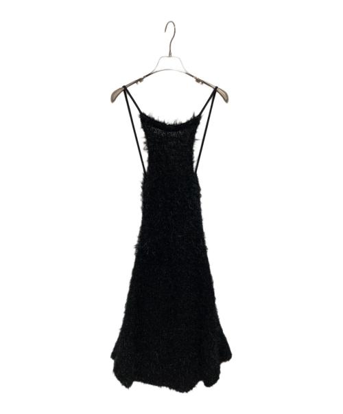TAN（タン）TAN (タン) METALLIC LIKE DRESS ブラック サイズ:FREEの古着・服飾アイテム