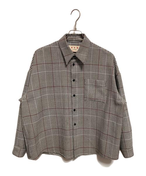 MARNI（マルニ）MARNI (マルニ) チェックシャツ グレー サイズ:44の古着・服飾アイテム