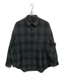 N.HOOLYWOOD（エヌ ハリウッド）の古着「CHECK SHIRTS」｜ブラック