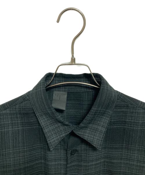 N.HOOLYWOOD（エヌ ハリウッド）N.HOOLYWOOD (エヌ ハリウッド) CHECK SHIRTS ブラック サイズ:36の古着・服飾アイテム