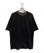Acne studiosアクネ ストゥディオズ）の古着「EXTORR LOGO RIB T-SHIRTS」｜ブラック