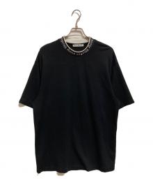 Acne studios（アクネ ストゥディオズ）の古着「EXTORR LOGO RIB T-SHIRTS」｜ブラック