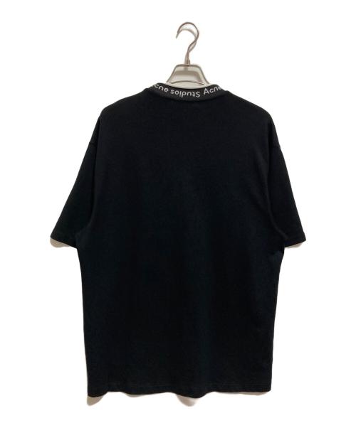Acne studios（アクネ ストゥディオズ）ACNE STUDIOS (アクネ ストゥディオズ) EXTORR LOGO RIB T-SHIRTS ブラック サイズ:Lの古着・服飾アイテム