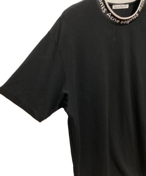 Acne studios（アクネ ストゥディオズ）ACNE STUDIOS (アクネ ストゥディオズ) EXTORR LOGO RIB T-SHIRTS ブラック サイズ:Lの古着・服飾アイテム