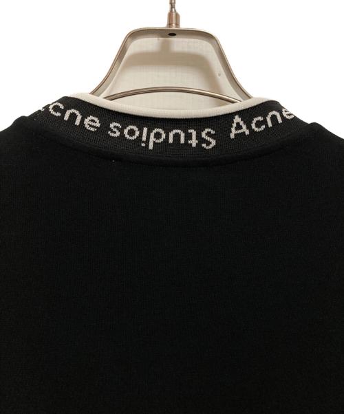 Acne studios（アクネ ストゥディオズ）ACNE STUDIOS (アクネ ストゥディオズ) EXTORR LOGO RIB T-SHIRTS ブラック サイズ:Lの古着・服飾アイテム