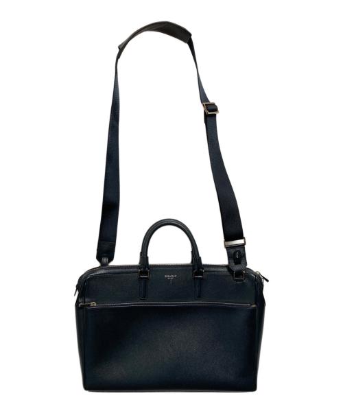 serapian（セラピアン）serapian (セラピアン) 2WAYブリーフケース ネイビーの古着・服飾アイテム