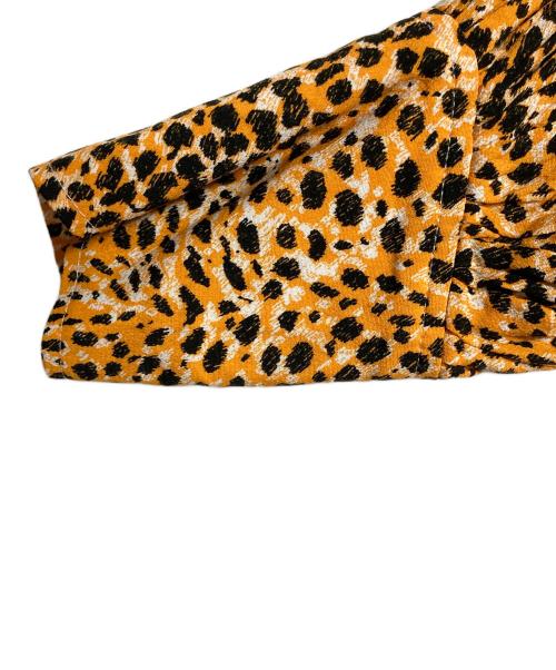 GANNI（ガニー）Ganni (ガニー) レオパード柄ワンピース オレンジ サイズ:36の古着・服飾アイテム