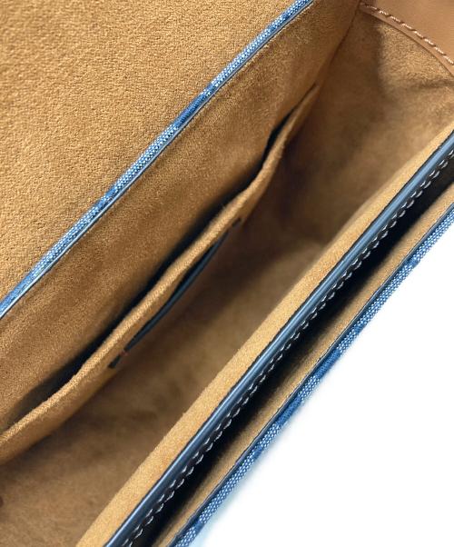 COACH（コーチ）COACH (コーチ) クリオ ショルダー バッグ 17 シグネチャー シャンブレー ネイビーの古着・服飾アイテム