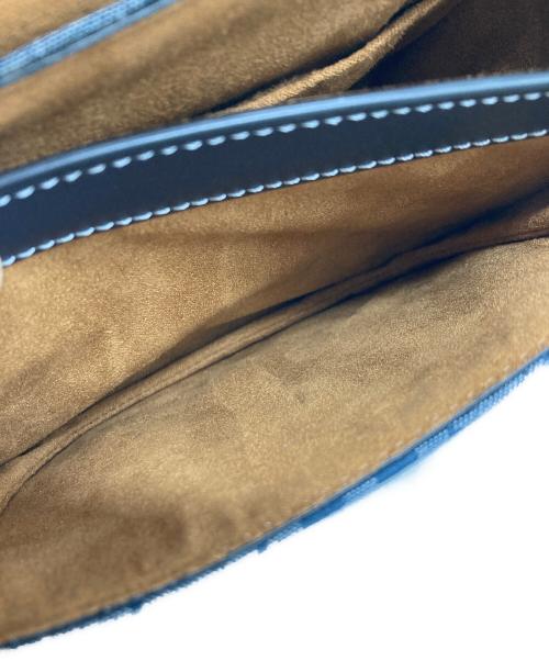 COACH（コーチ）COACH (コーチ) クリオ ショルダー バッグ 17 シグネチャー シャンブレー ネイビーの古着・服飾アイテム