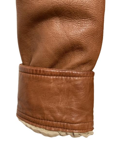 BANANA REPUBLIC（バナナリパブリック）BANANA REPUBLIC (バナナリパブリック) ラムレザーウエスタンシャツ ブラウン サイズ:Mの古着・服飾アイテム