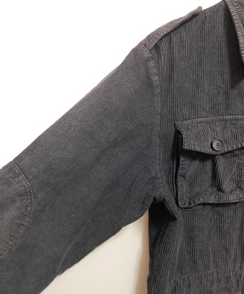 VERSACE JEANS COUTURE（ヴェルサーチ ジーンズクチュール）VERSACE JEANS COUTURE (ヴェルサーチ ジーンズクチュール) コーデュロイジャケット ブラック サイズ:Mの古着・服飾アイテム