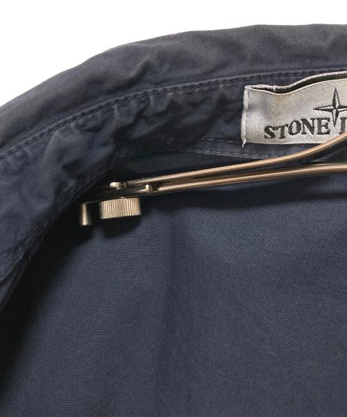 STONE ISLAND（ストーンアイランド）STONE ISLAND (ストーンアイランド) オーバージップシャツブルゾン ネイビー サイズ:Mの古着・服飾アイテム