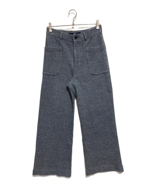 45rpm（45アールピーエム）45rpm (45アールピーエム) ツイードセーラーパンツ ブルー サイズ:3の古着・服飾アイテム